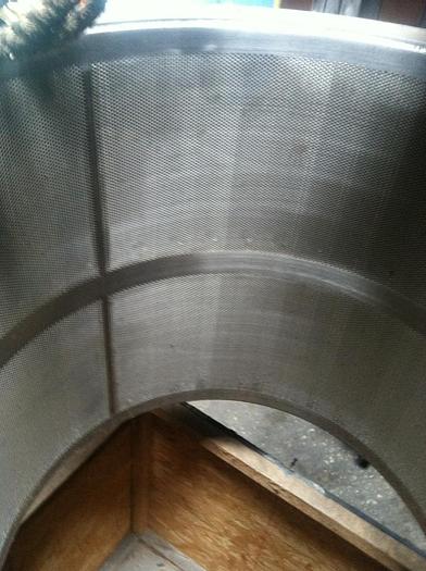 Used BLACK CLAWSON 24 PH SCREEN BASKET .051" HOLES
