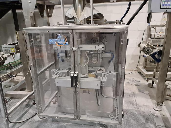 D'occasion VERTICAL FORM FILL AND SEAL AND POUCH PACKING LINE