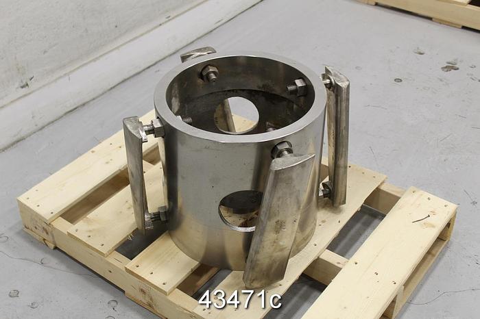 Used Black Clawson UV200 4-Foil Stainless Steel Rotor #43471