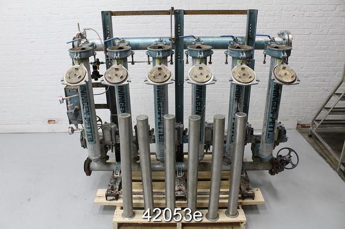 Used Ronnigen Petter F246IBA 6-Bank Canister Filter System #42053