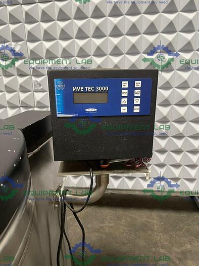 Used CHART MVE 611  Liquid Nitrogen Cryogenic Storage Tank w/ TEC 3000