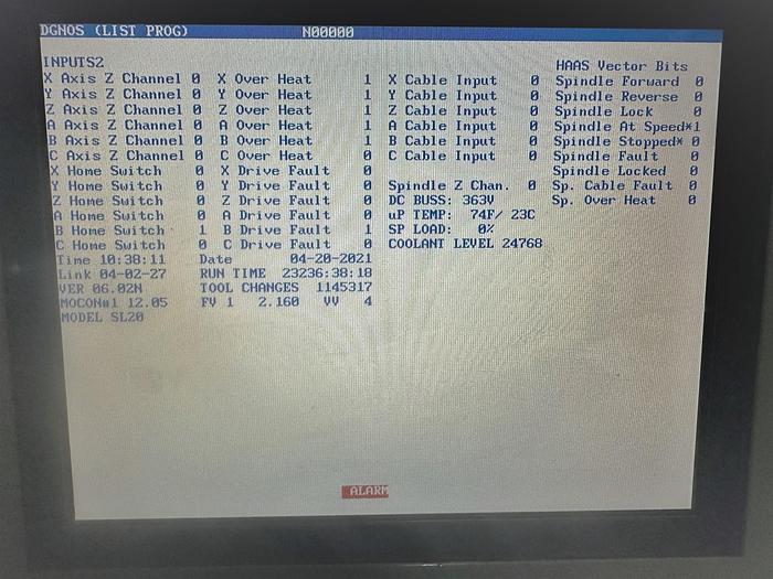 Used 2004 Haas SL-20T with Haas Servo 300 Barfeeder