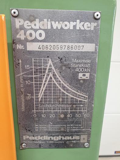 Gebraucht Hydraulische Profilstahlschere Peddinghaus Peddiworker 400