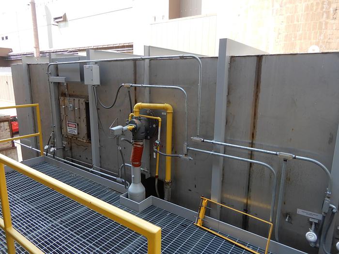 Used TANN MODEL TR2595 RTO OXIDIZER 25,000 SCFM MANUFACTURED 2018