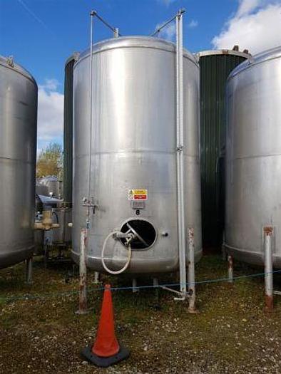 Used 14,700 Litre St Steel Pressure Rated Tank with Agitator