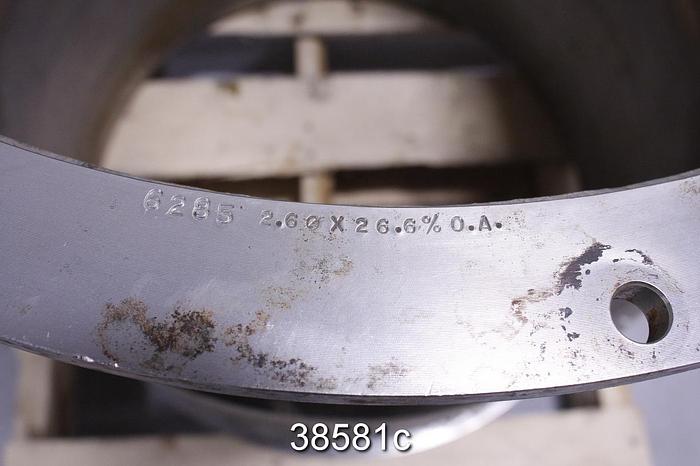 Used Black Clawson P24 Pressure Screen Basket, .10" Holes #38581