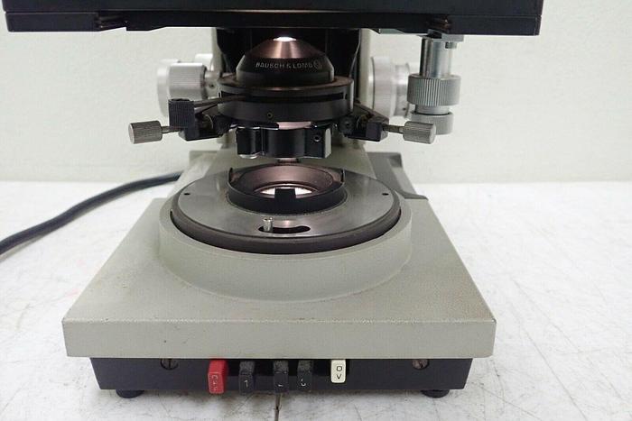 Used Bausch & Lomb 31-32-14 Balplan Microscope w/ (2) 10X WF Eyepieces, Condenser