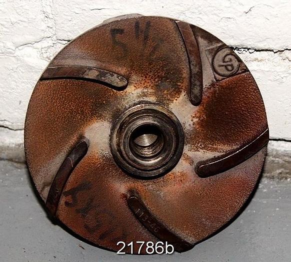 Used Goulds 3196 Impeller, 5.5", 5-Vane (For 1x1.5x8 Pump) #21786