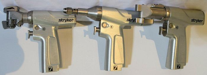Used Stryker System 7 Set 7208 Sag Saw, 7206 Recip Saw, 7209 High Speed Precision Saw