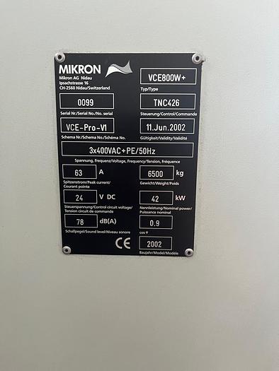 Usato CENTRO DI LAVORO VERTICALE