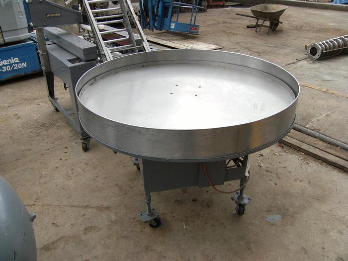 Used Table, Accumulation, 48", S/st, C/st Frame, 1/2 HP (2) #S740255