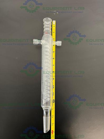Used Ace Glass  250mm Spiraled Coil Condenser w/ 24/40 Joints #7 Ace-Thred Connection