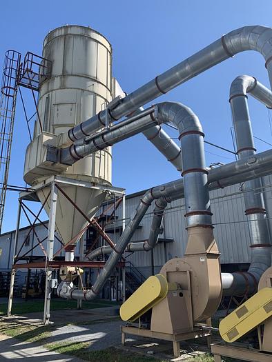 Used (2) PNEUMAFIL BAG-HOUSE DUST-COLLECTION SYSTEMS