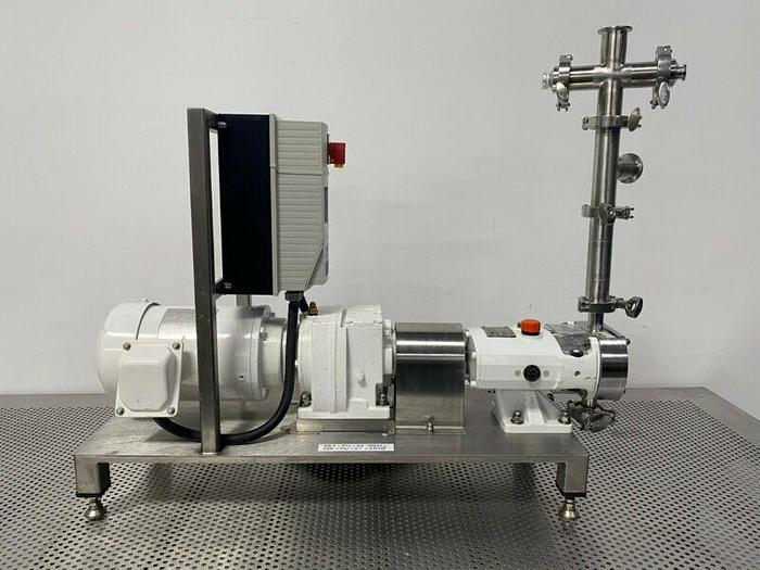 Used Alfa Laval SRU1 Rotary Lobe Pump on a SS Skid w/ Sterling 1HP Motor & Controller