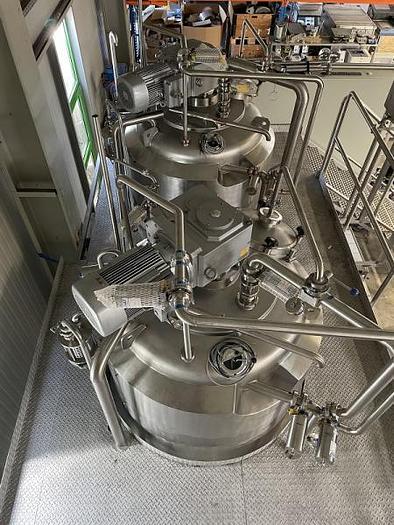Used B 15461 D - Cream Manufacturing Plant VAKUMIX VHMS 1250