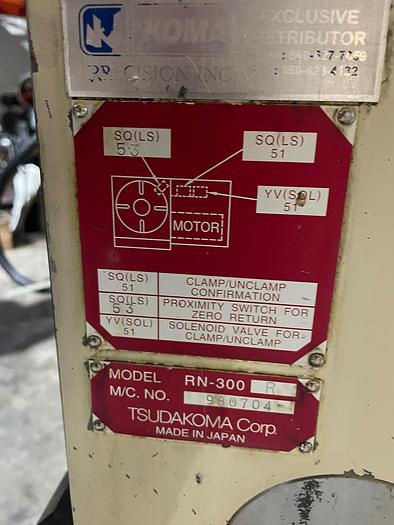 Used Tsudakoma RN-300R 4th Axis Trunnion