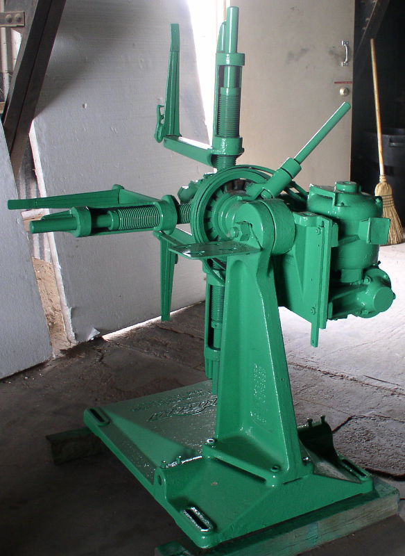 Used 1,000 lb. x 14" Littell Model 10 Motorized Coil Reel; Keepers