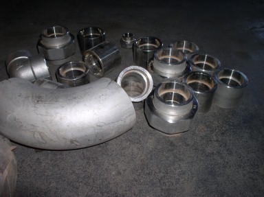 Used 1 Lot of Stainless Steel Fittings