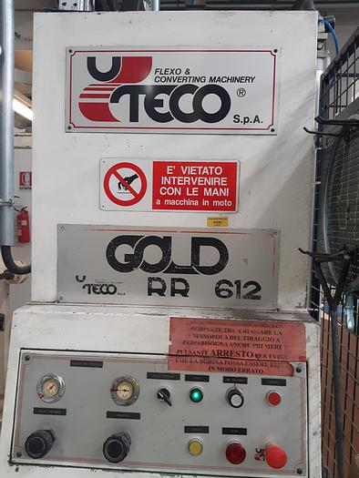 Used UTECO Gold RR 612 - 2 colors flexo with GRAFIKONTROL CR3 automatic register control system
