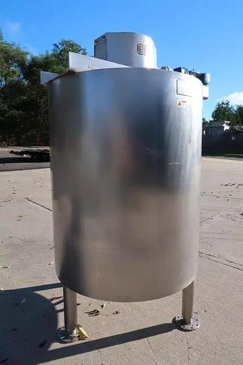 Used 500 GALLON LEE DOUBLE MOTION KETTLE/TANK - 316 S/S - 100 PSI JACKET