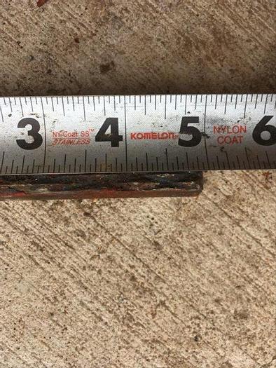 Used Lot of Die Inserts Approximately 5-3/4" x 1-3/16"