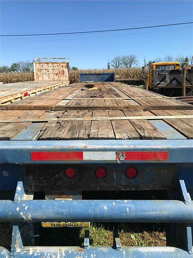 Used 2000 Great Dane Tandem-Axle Flat Bed Trailer - Blue