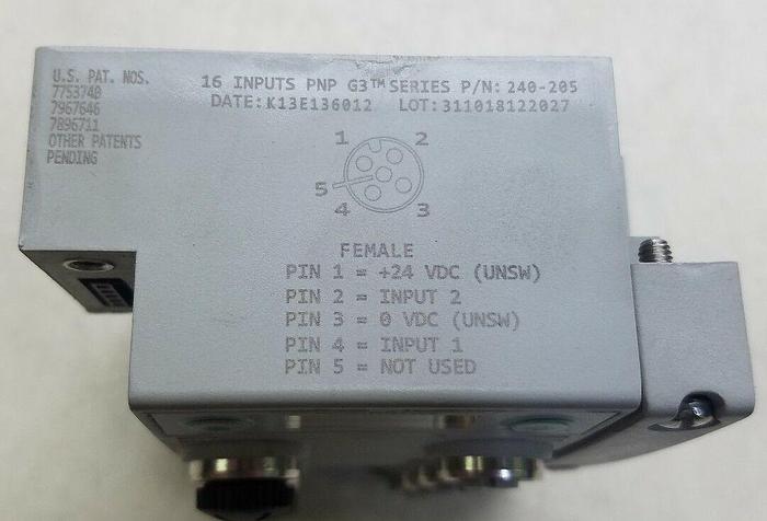 Used Numatics 240-205 Digital Input Module, 240-179