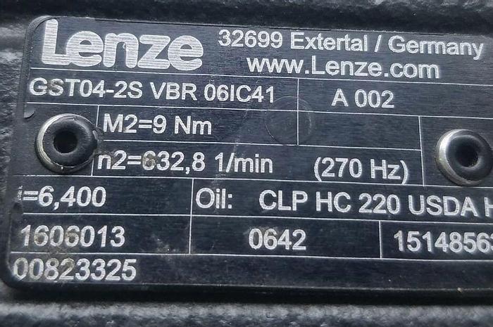 Used Lenze MCS 06I41-RS0B0-Z0C0-ST6S00N-R0SU/ G3T04-2S VBR 06IC41