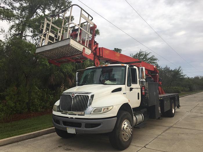 Used 2011 International 4300 Manitex SC75 Sign Crane - M06243