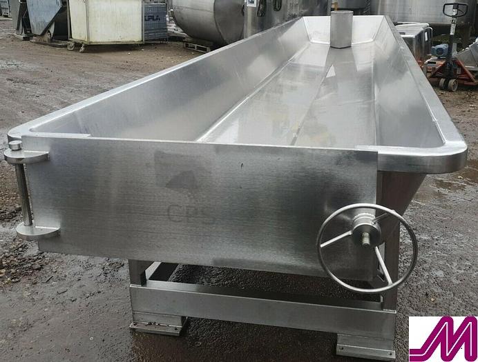 Used CPS Stainless Steel Cottage Cheese Vat / Draining Table