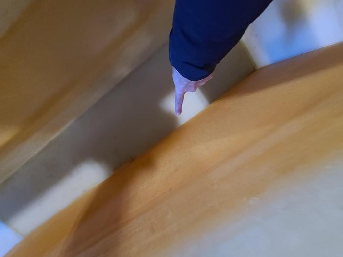 Used Polypro Tank Counter Flow Rinse side and bottom support 70" x 28" x 29" Plating