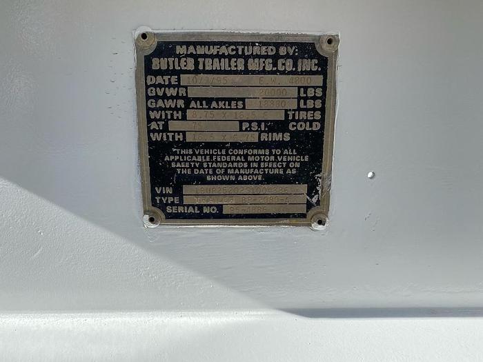 Used Butler BP-2080 TA AB Extendable Pole Trailer - 04886
