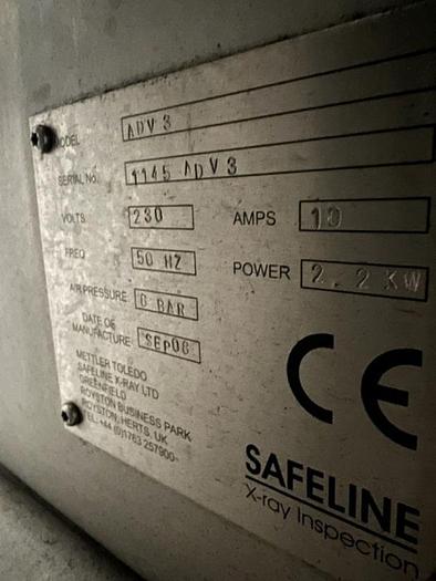 Used 2008 safeline x ray machine