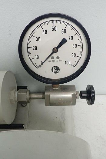 Used Parr Hydrogenation Apparatus Shaker Model 3911? with Dayton 5K906C Motor