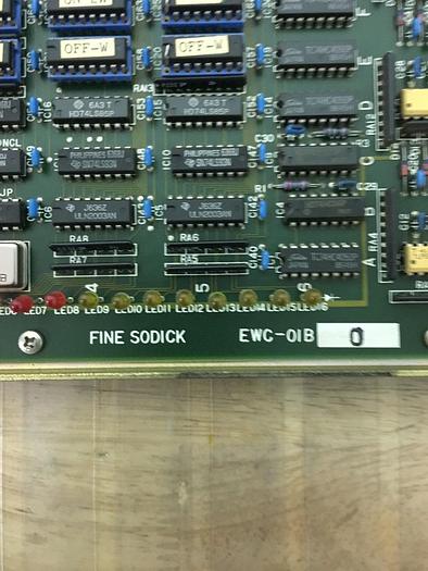 Used Sodick, EWC-01B, PC Board, S/N- CE1084