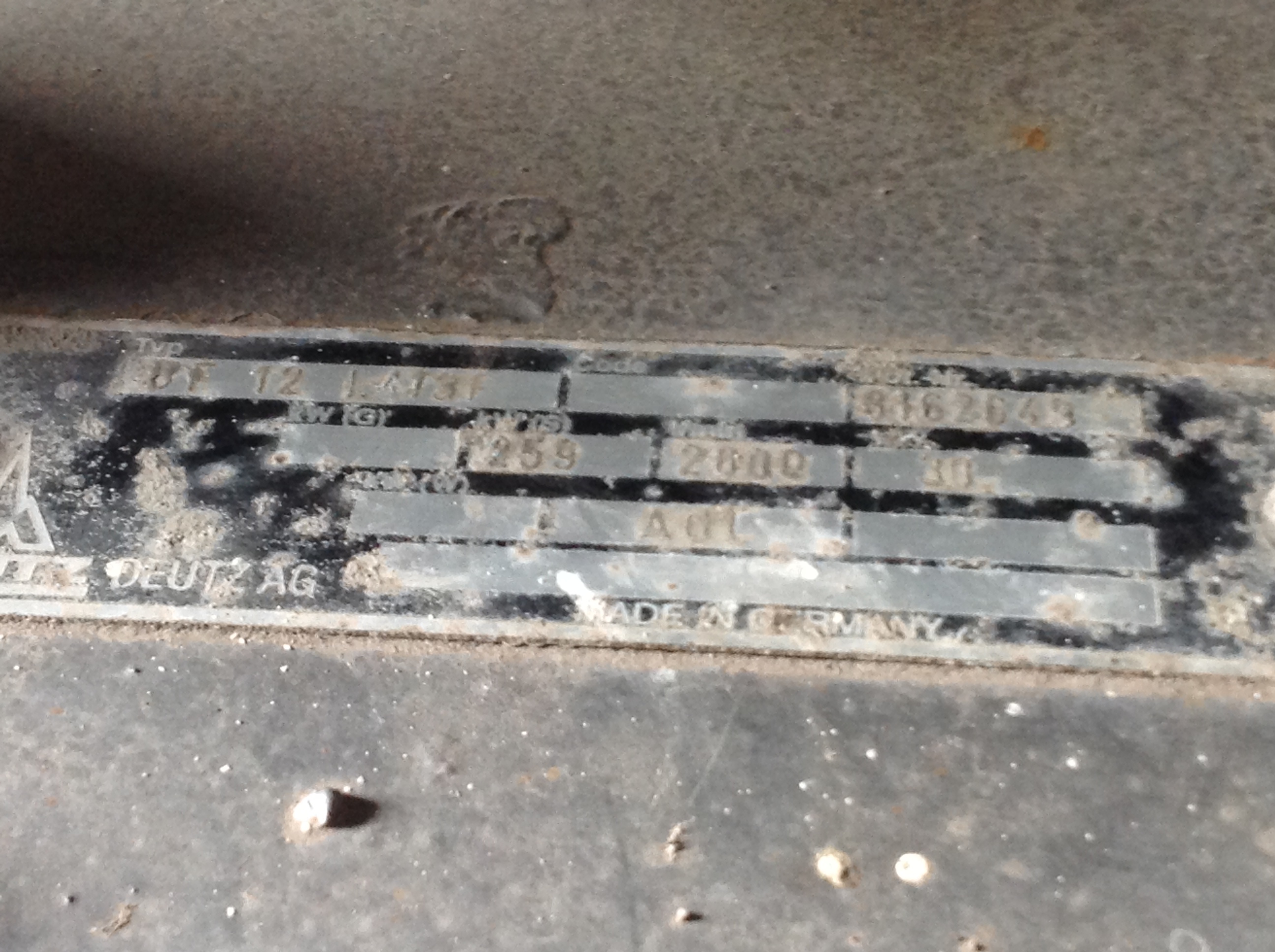 Used 1985 DEUTZ BF12L413