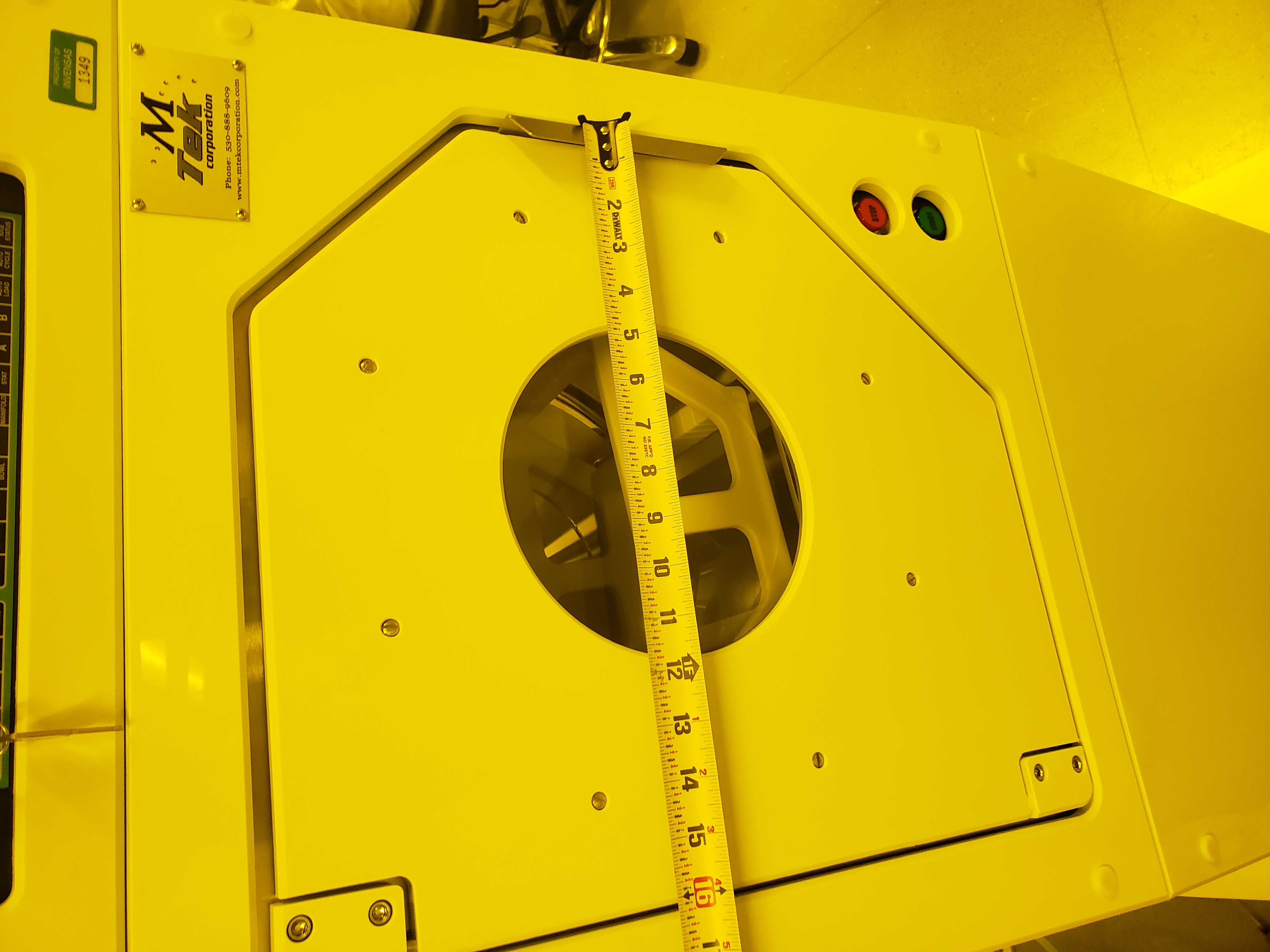 Used Mtek Corp SRD 4300S (single bolt rotor mounting), with digital controller