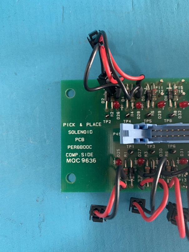 Used Vickers Instruments Solenoid PCB PER8B00C