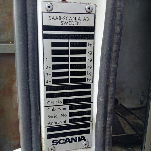 Usado 1997 SCANIA P 93M 210 flatbed truck