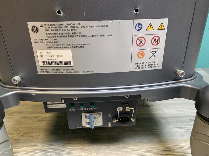 Gebraucht GE Safelock Cart Ultraschalltrolley Wagen für Logiq e/ Vivid e