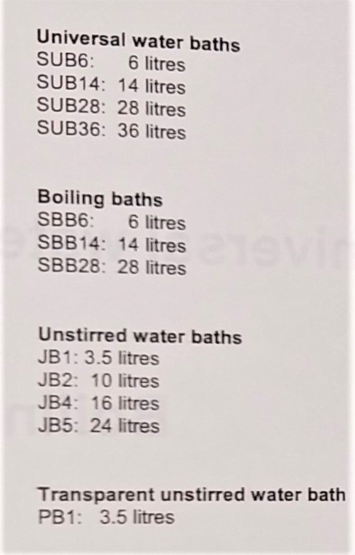 New Open Box Grant JB2L Analog Water Bath - 10L