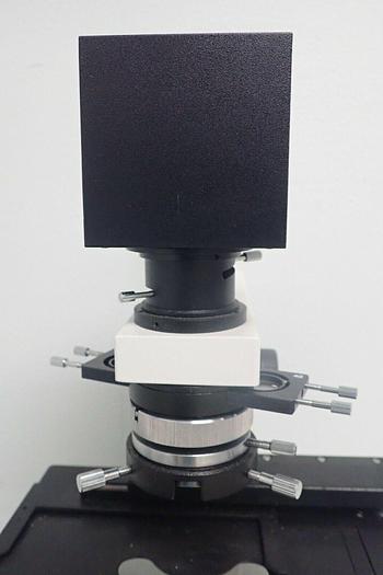 Used Jenco USA Compound Inverted Microscope with 3 Objectives