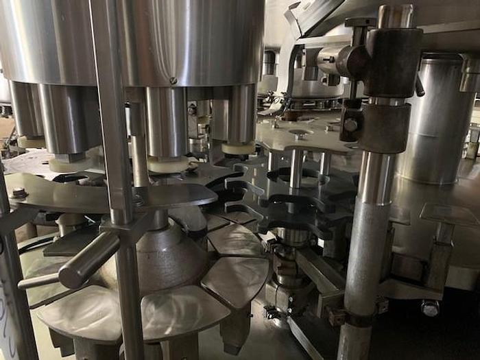 Used Federal 32-Valve Rotary Stainless Steel Filler