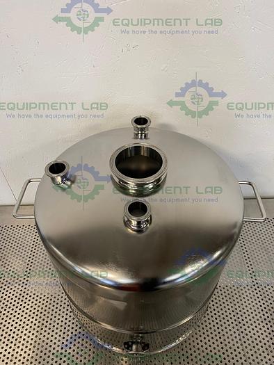 Used Alloy Products 45 Liter Stainless Steel Reactor 50 PSI w/ Bottom Drain & Valves