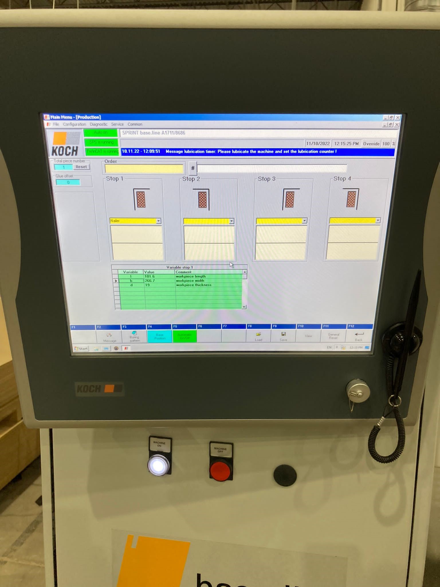Used 2017 Koch Sprint Base Line Dowling Machine
