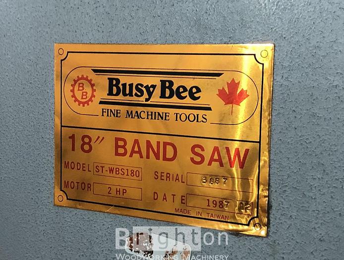Used 1987 Busy Bee ST-WBS180 18" Used Band Saw