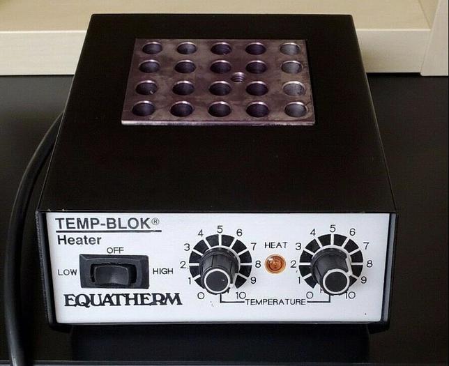 Used Equatherm Temp-Blok 137-445 Heat Block Heater Incubator