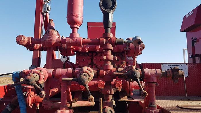 Used 1987 Pacific 4 Axle Carrier Style Oilfield Pump / Kill Truck