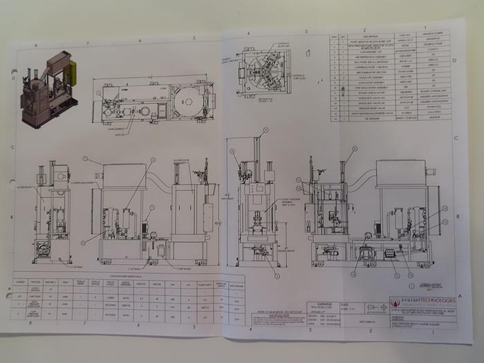 Used 2017 Systems Technologies High Pressure Indexing Washer CMI-123-480 “Clean Machine”