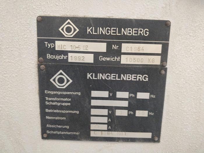Used 1992 Klingelnberg mic 10
